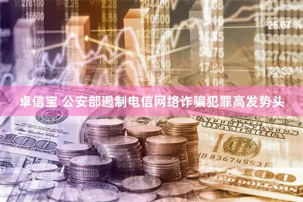 卓信宝 公安部遏制电信网络诈骗犯罪高发势头